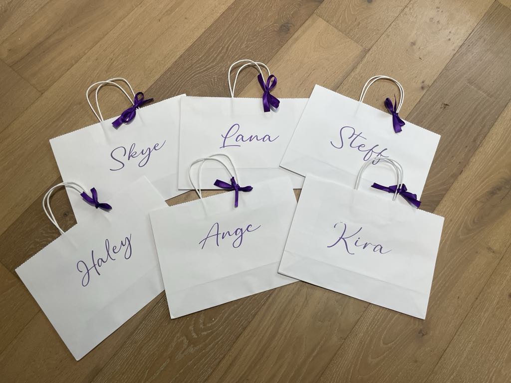 Personalised gift bags
