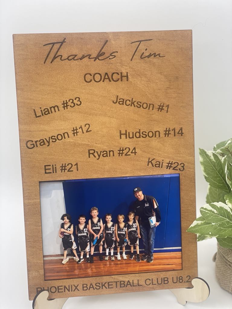 Sport appreciation plaques