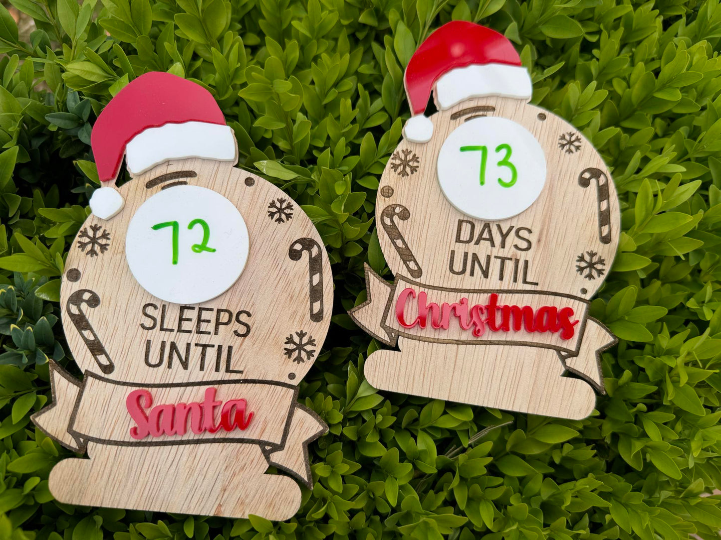 Christmas Count down board.