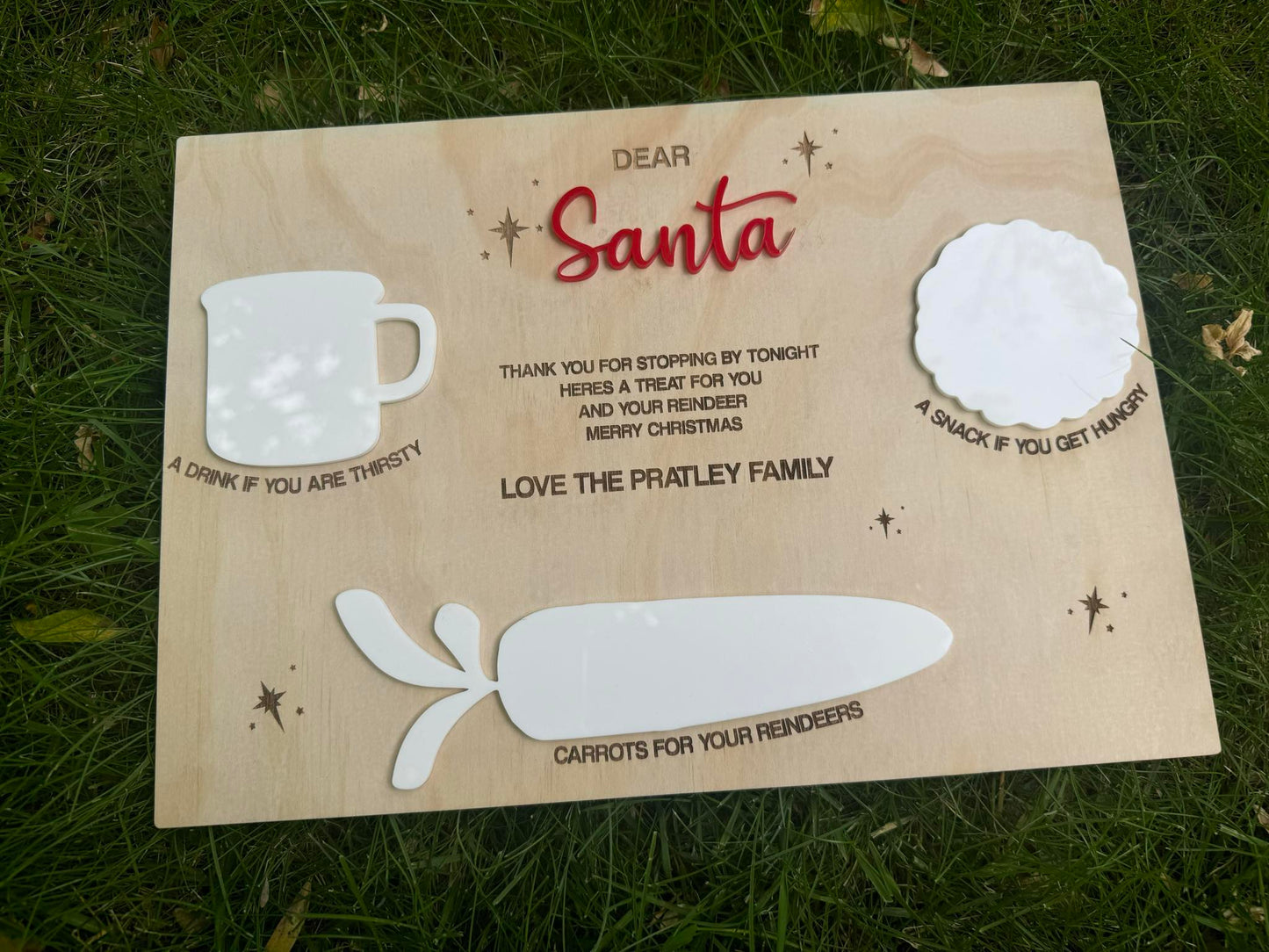 Santa Snack Board