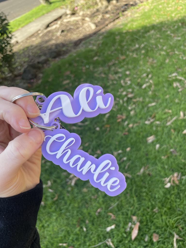 Double Layered KeyChains