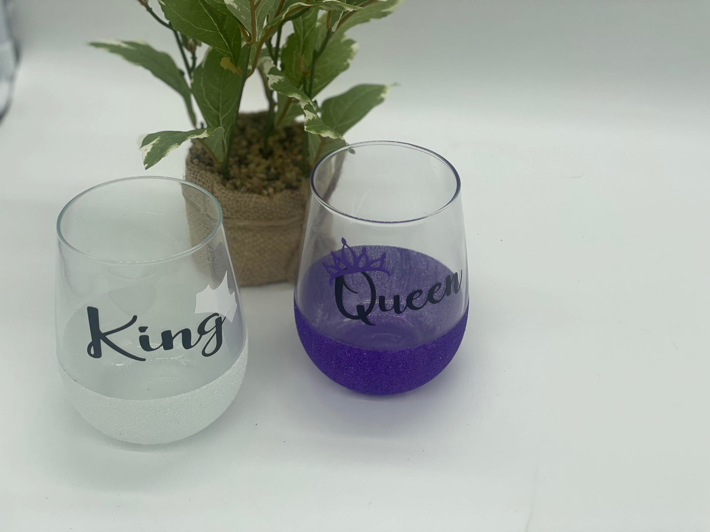 Glitter Stemless wineglass