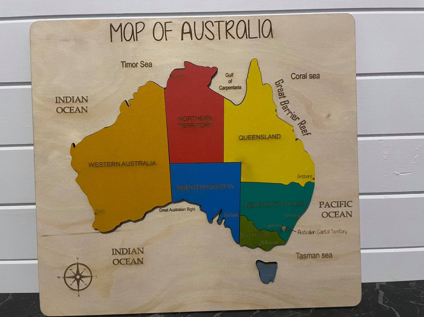 Map of Australia Puzzle