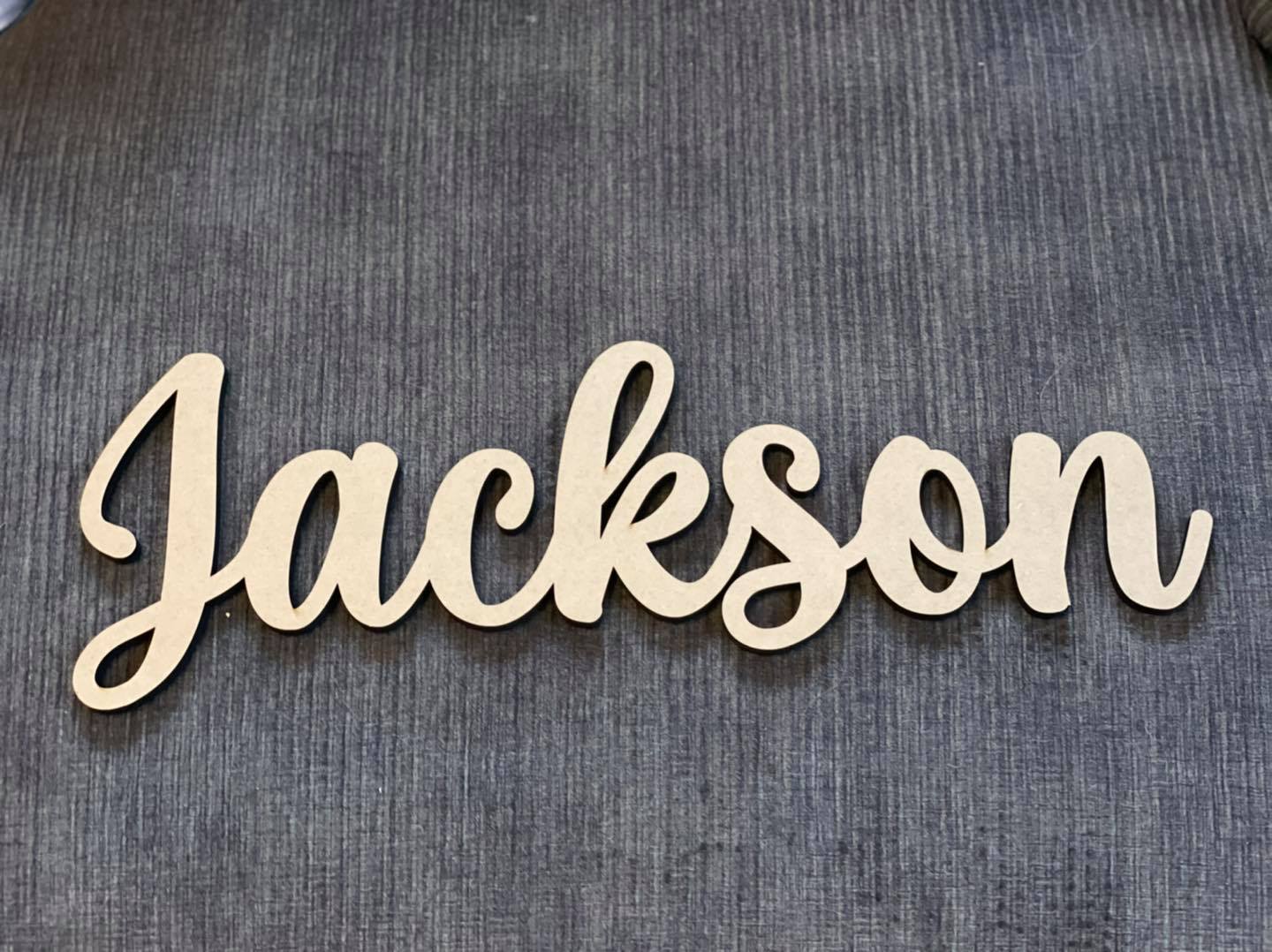 Thick Name Decor