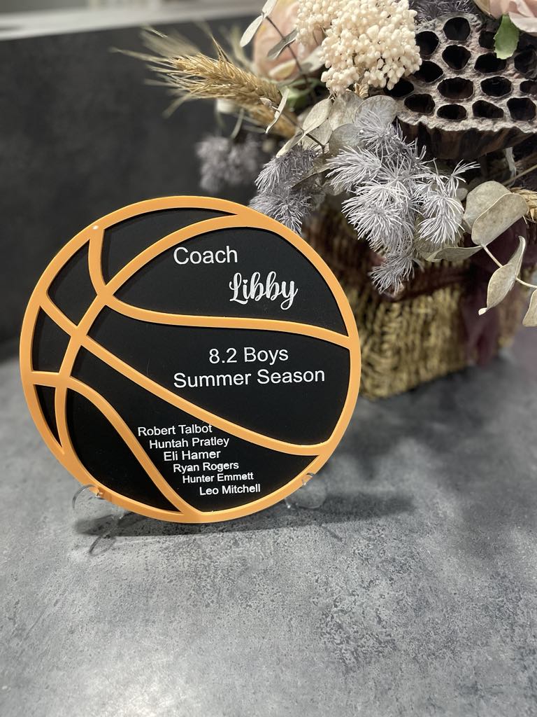 Sport appreciation plaques