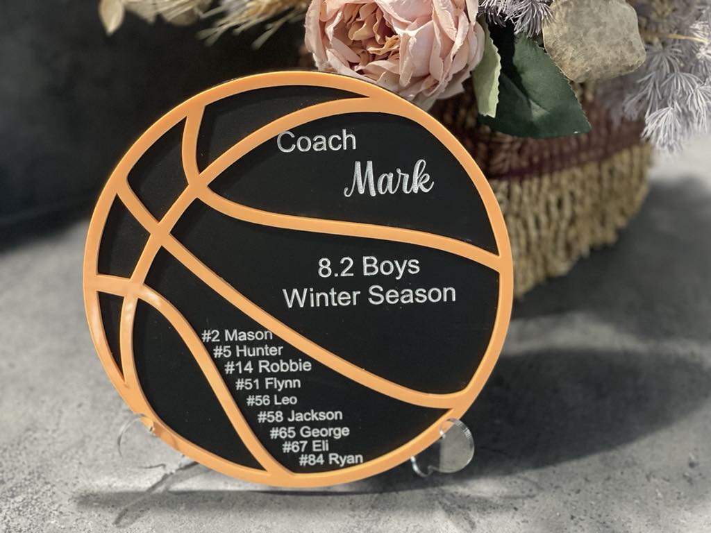 Sport appreciation plaques