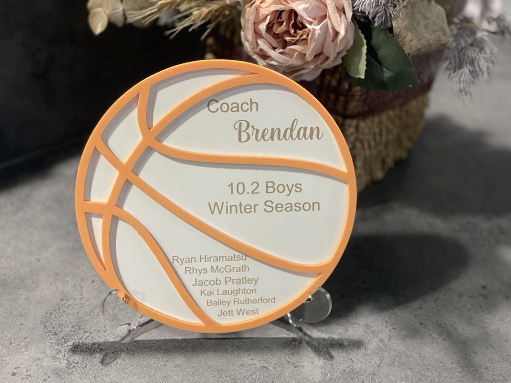 Sport appreciation plaques