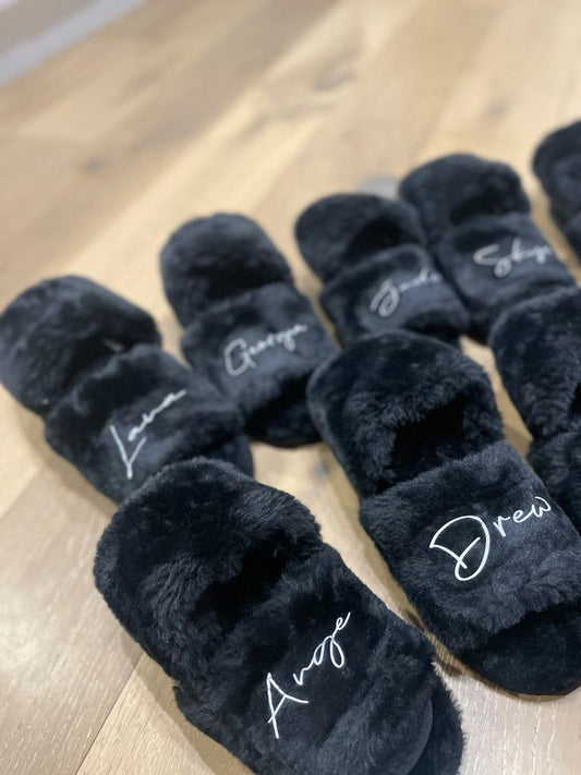 Bridal personalised slippers