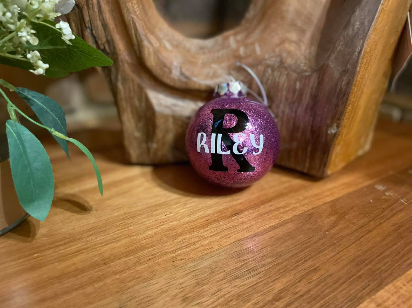 Glitter baubles