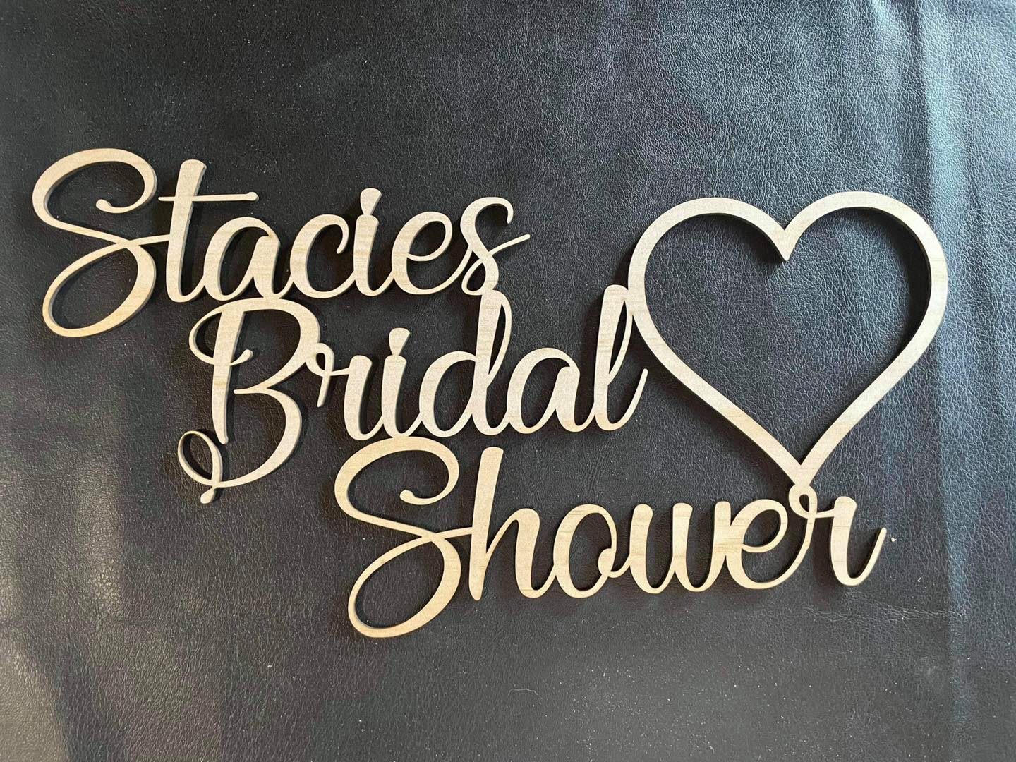 Thick Name Decor " Round"