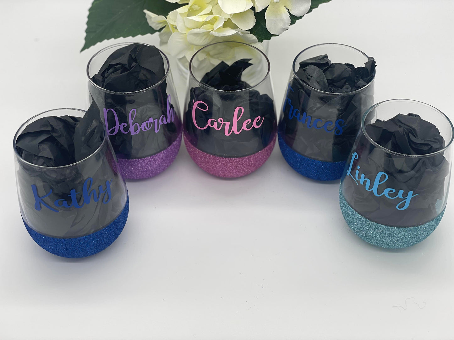 Glitter Stemless wineglass