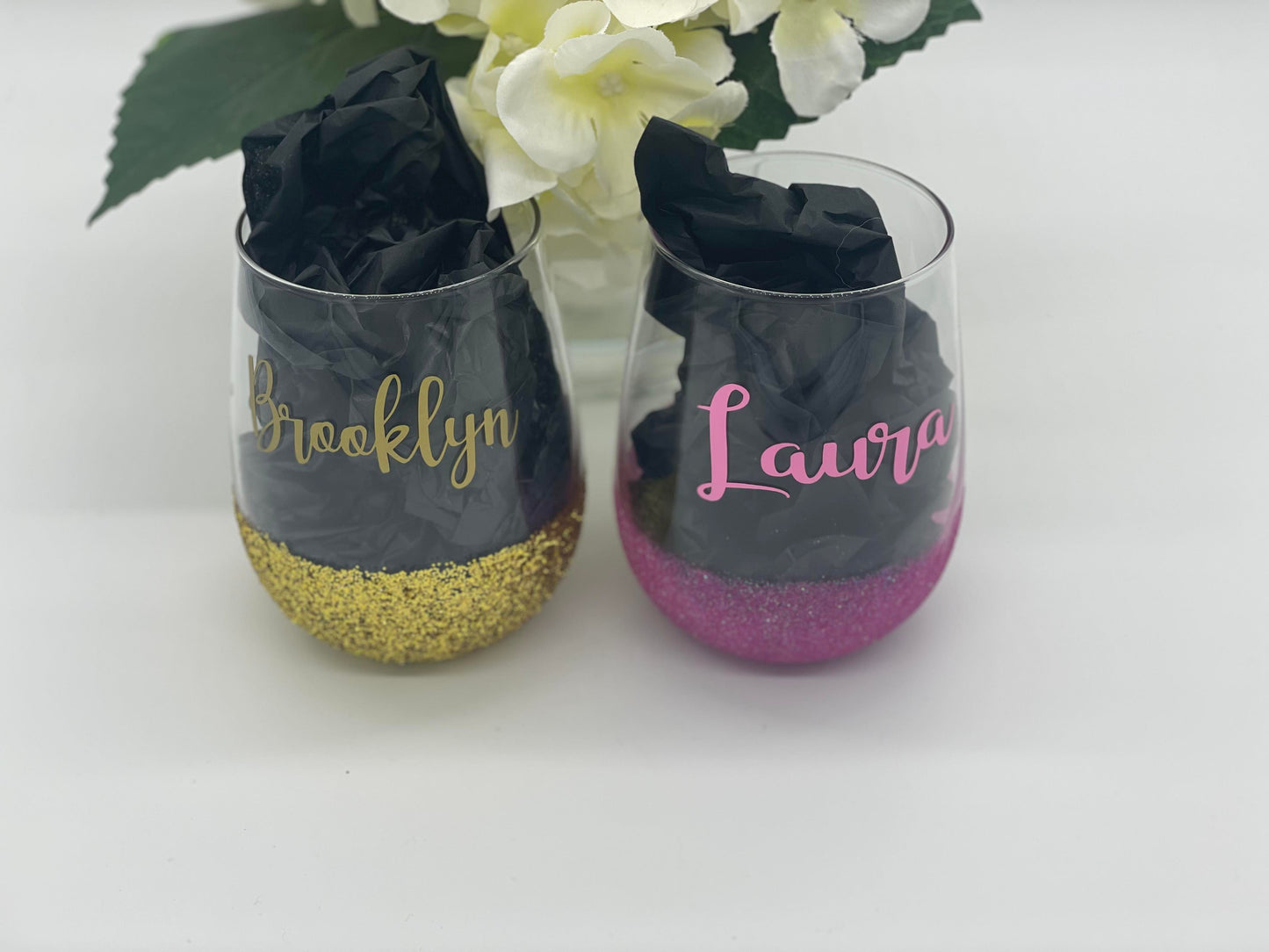 Glitter Stemless wineglass