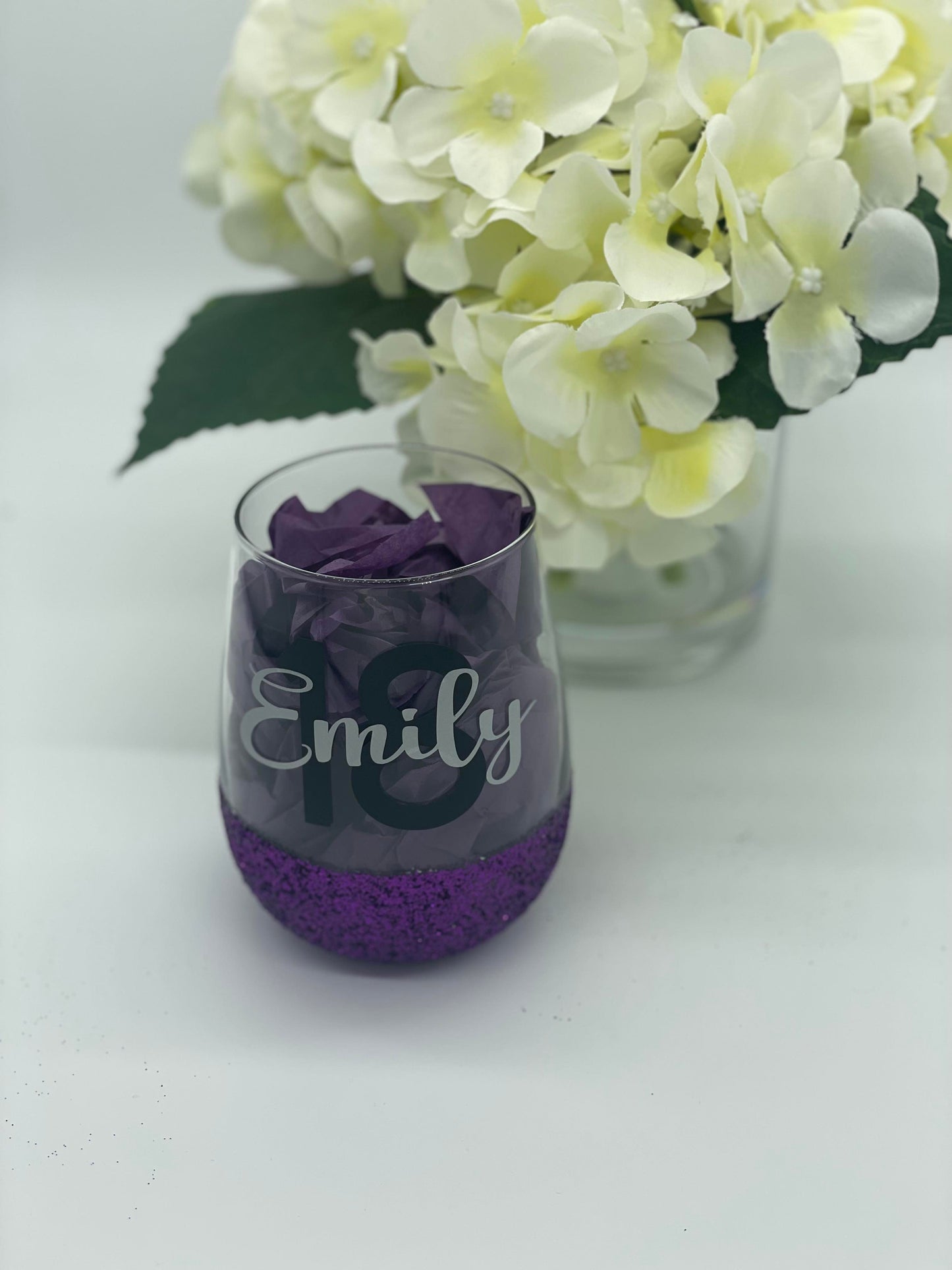 Glitter Stemless wineglass