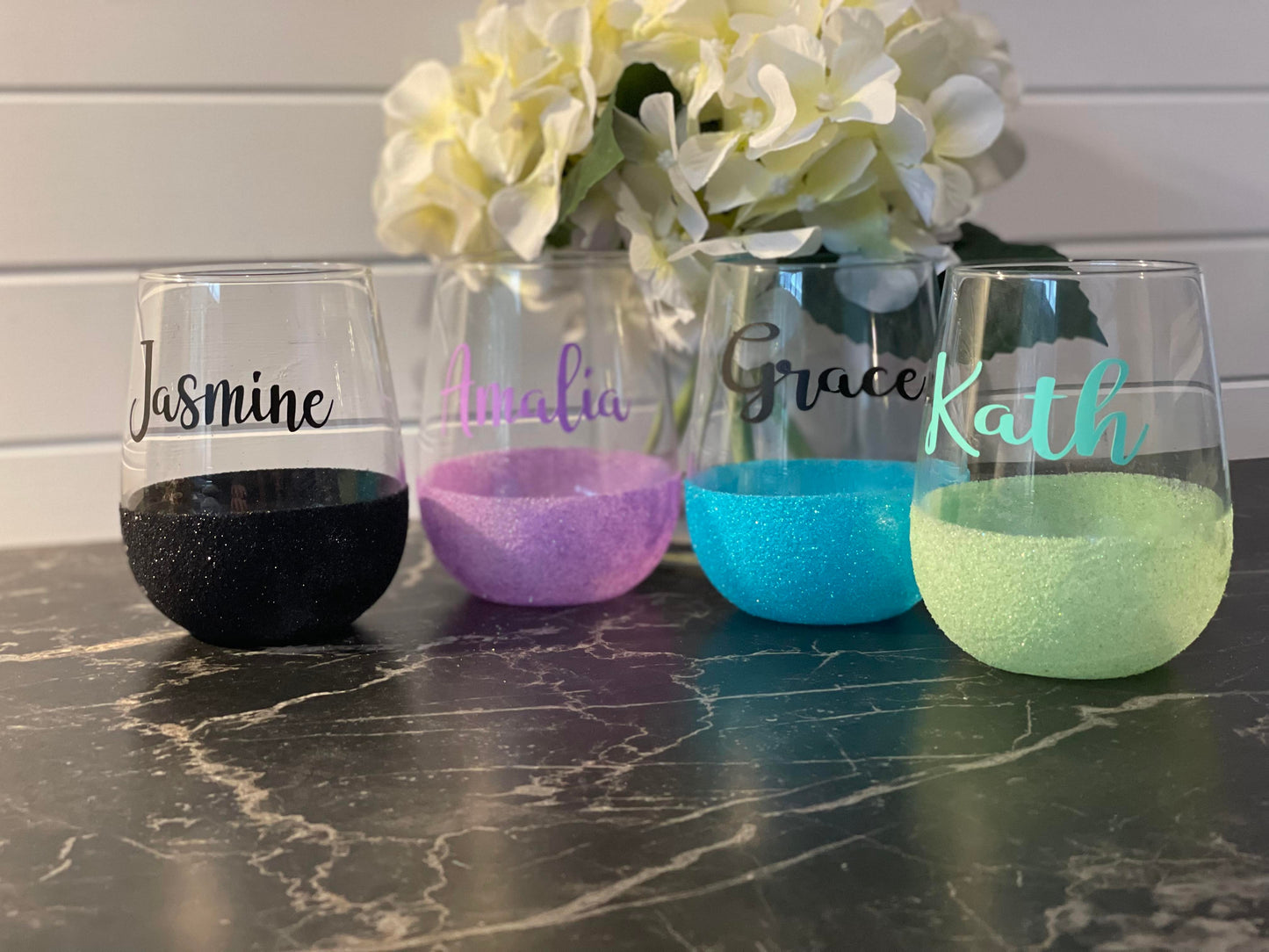 Glitter Stemless wineglass