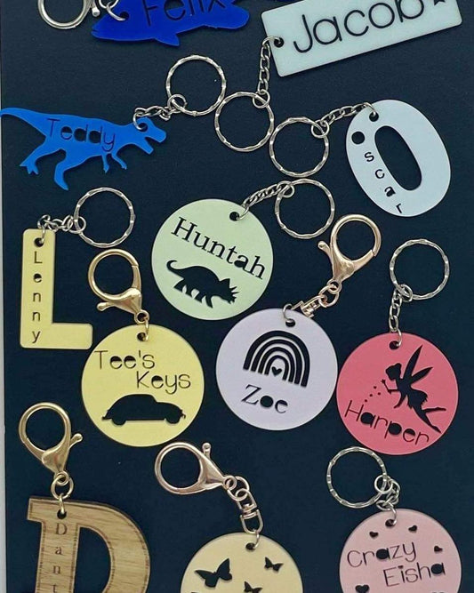 Keyrings / bag tags