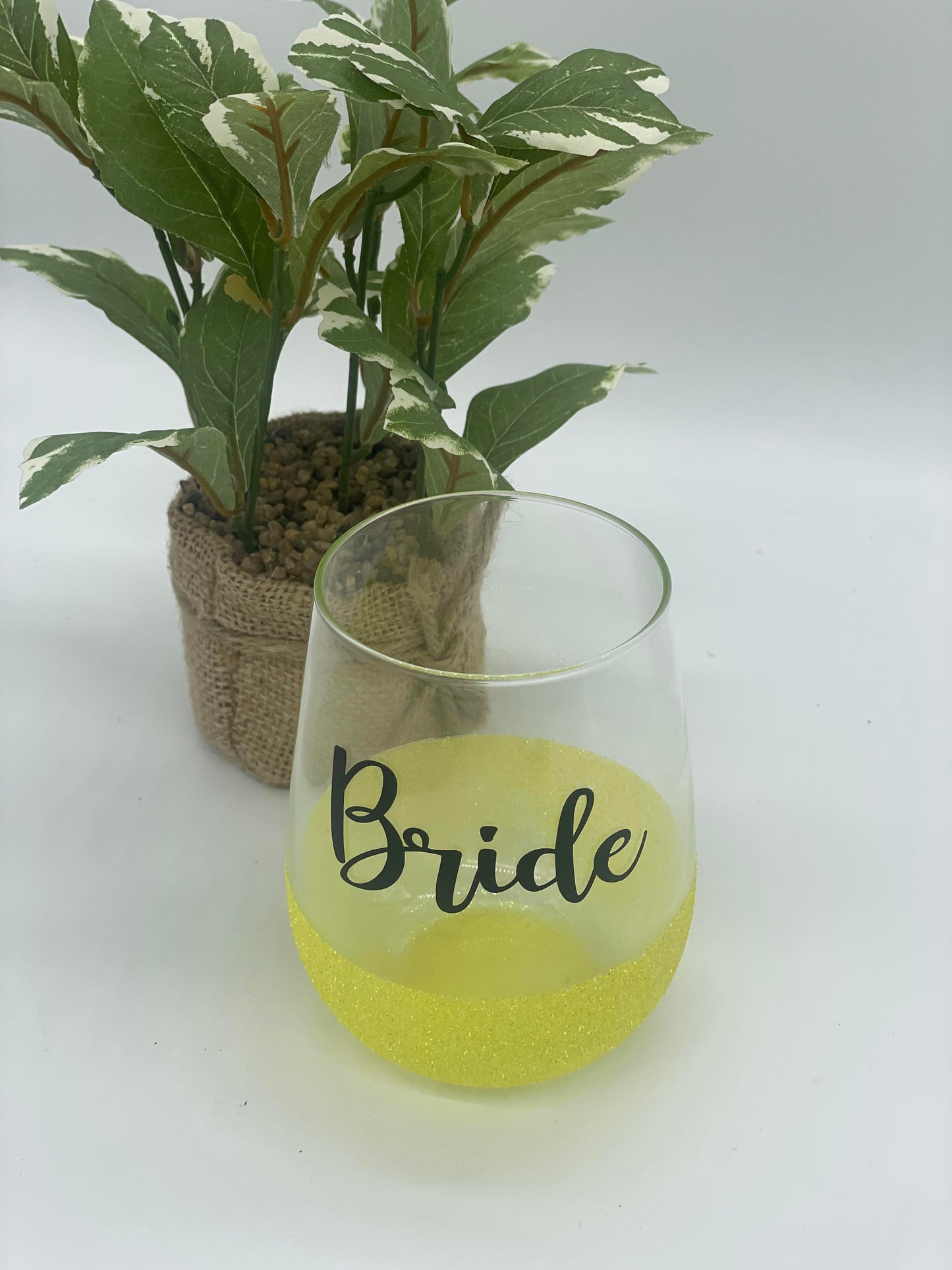 Glitter Stemless wineglass