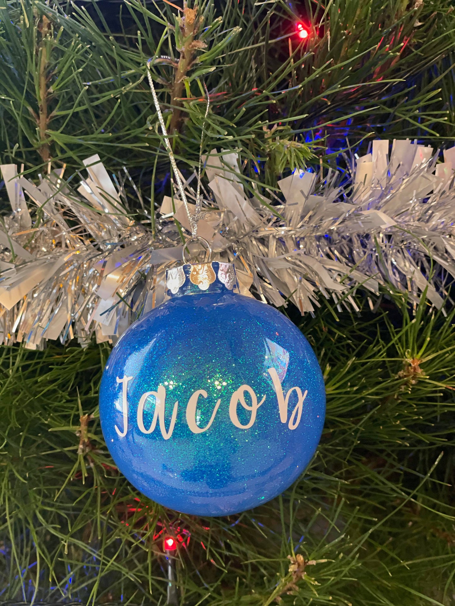 Glitter baubles