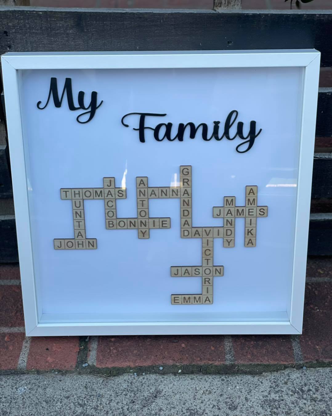 Our Family scrabble