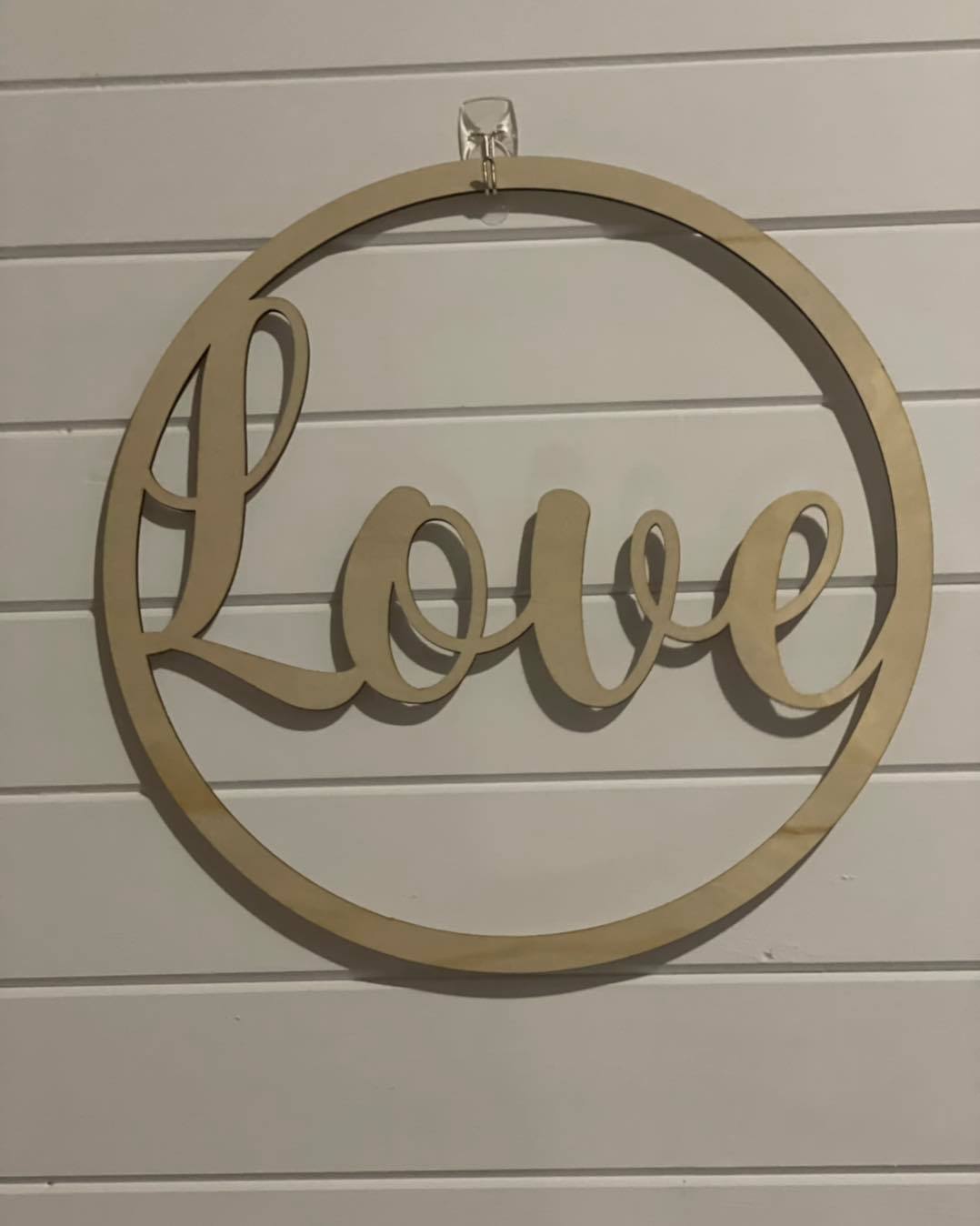 Thin Name Decor "Round"