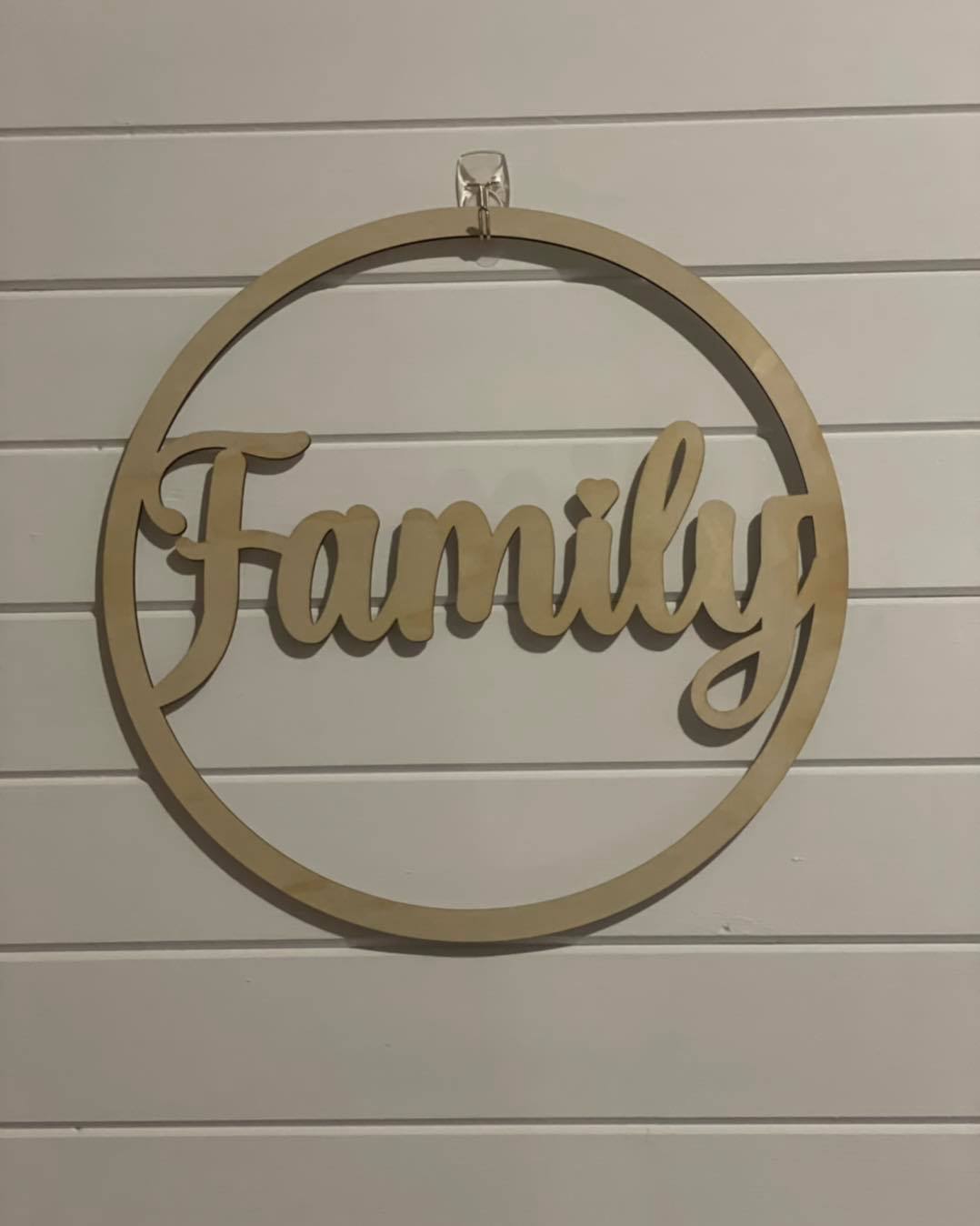 Thin Name Decor "Round"